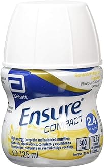 Compact, Nutritional Supplement Drink, Banana Flavour, Contains Protein, Vitamins and Minerals (24 x 125ml Bottles)