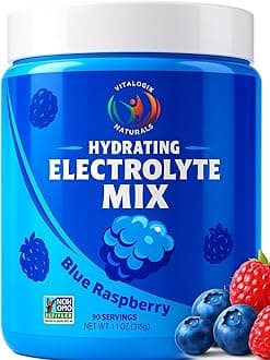 Electrolyte Powder for Athletes – Sugar-Free Hydration Mix with Magnesium, Potassium, Sodium & Calcium | Zero Carb Rehydration & Muscle Recovery Drink | Keto Friendly | 90 Servings