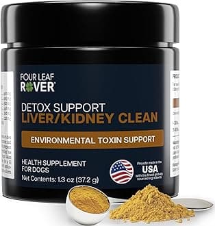 Dog Liver Support - with Organic Milk Thistle & Mushrooms - with Kidney Support - Detox & Cleanse - Veterinarian Formulated