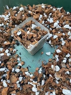 ANTHOM Premium Orchid Potting Mix, 2L Professional Soil Blend with Bark, Perlite and Charcoal for All Type of Orchid Plants(900 gm)