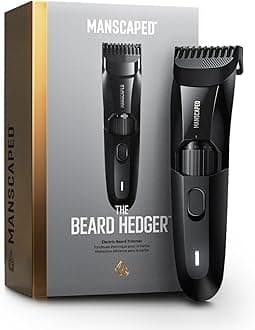 Manscaped Refining The Gentleman Beard Hedger™ Premium Precision Beard Trimmer, 20 Length Adjustable Blade Wheel, Stainless Steel T-Blade for Precision Facial Hair Trimmer, Trimmer