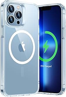 ESR Hybrid Case with HaloLock, Compatible with iPhone 13 Pro Max, Magnetic Wireless Charging, Military-Grade Protection, Scratch-Resistant Back, Classic Series, Clear