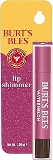 Shimmer Lip Tint, Tinted Lip Balm Stick, Moisturizing for All Day Hydration with Natural Glowy Pigmented Finish & Buildable Color, Pink, 1 Tube, 0.09 oz.