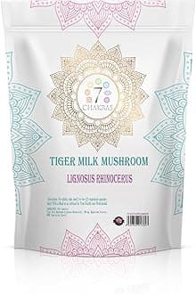 7C Tiger Milk Mushroom | 60 High Strength Tigers Milk Mushroom Supplement - 400mg TMM Extract per Serving | Mush Capsules | Non-GMO Gluten Allergen Free | Manufactured in The UK