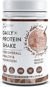 - Daily Protein Shake 118 kcal Calories,25 Vitamin,Minerals & 7 Herbs,Provide Energy,Support Immunity & bone Health-For Men & Women Chocolate Flavor -800Gm