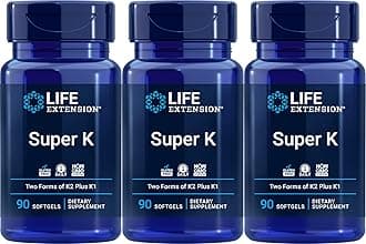 Super K, 90 softgels (Pack of 3)