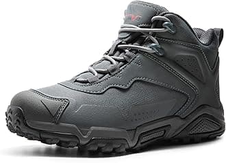 NORTIV 8 Men's Waterproof Hiking Boots Lightweight Mid Ankle Trekking Trails Outdoor Boots JS19001M