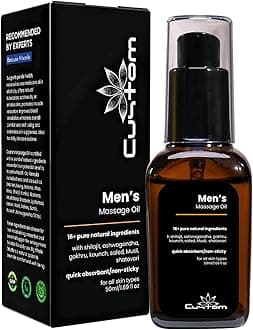 Custom Lift-Up Massage Oil for Men 50 ml, With Pure and Natural Ingredients, No side Effects