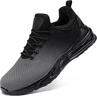 LARNMERN Mens Non Slip Work Shoes Slip On Water Resistant Walking Sneakers Zapatos Trabajo Waterproof Food Service Chef Kitchen