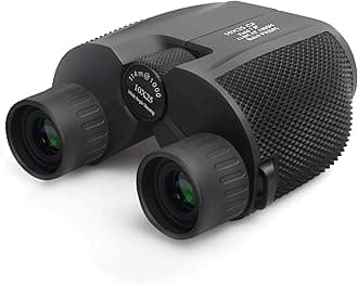 KREVIA 10X25 HD Portable Binoculars 1000m Long Distance Hunting and Tourism BAK 4 Prism FMC Spotting Scope Wide Angle Telescope - 1Pcs