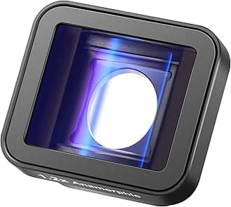 NEEWER 1.2X Anamorphic Lens Compatible with Hero 12 11 10 9 Black, Widescreen Cinematic Effect with Blue Flare, Anti Reflection Multi Coated HD Optical Lens, LS-56