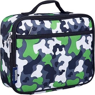 Kids Insulated Lunch Box – Durable and Reusable for School & Travel - Green Camo