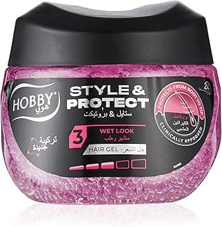 Style and Protect Hair Gel for Men & Women | Wet Look | 24 Hour Residue-free Hold | With Vegan Micro proteins | 400ml
