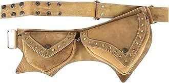 Classic Vintage Brown Leather Waist Fanny Pack for Men and Women, Stylish and Functional Belt Bag (Style-02, Brown)