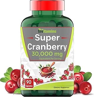 Cranberry Pills for Women & Men (30,000 MG - 90 Capsules) | Supports Urinary Tract Health* | Cranberry Concentrate Supplement | Bladder & Kidney Support* | Supports Women's Health* | Antioxidants