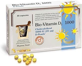 Bio-Vitamin D3 1000IU 80 Capsules (Pack of 2)