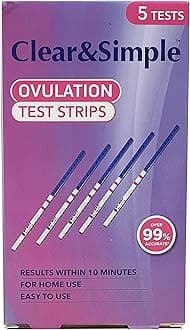 Clear and Simple Ovulation Test Strips - Pack of 5 Strips