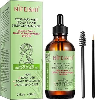 Bieyoc Rosemary Oil for Hair Growth, Organic Rosemary Essential Oil, Scalp & Hair Strengthening Oil, Nourishing Treatment for Hair Care, Skin, Face, Aromatherapy, 2 Fl Oz Pack Of 1