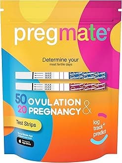 Pregmate 50 Ovulation and 20 Pregnancy Test Strips