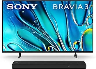 50 Inch 4K Ultra HD TV BRAVIA 3 LED Smart Google TV HT-A3000 3.1ch Dolby Atmos Soundbar Surround Sound Home Theater
