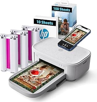 Sprocket Studio Plus 4x6 Instant Photo Printer – 118 Sheets & Cartridge Bundle - Wireless, Wi-Fi, Premium Dye Sublimation - Vibrant Color Pictures - Editing App for Fun, Creative Photos