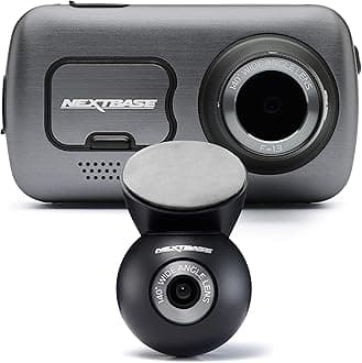 622GW Dash Cam Front and Rear Camera- Full 4K/30fps UHD Recording in Car Camera- WiFi Bluetooth GPS- Slow Motion 120fps- What3Words- Polarising Filter Built-in / 360 Dual Viewing