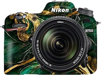 Premium DSLR Camera Scratchproof Protective Skin for Nikon D7500 - No Residue Removal, Bubble Free, Scratch Resistant, Stretchable, HD Quality Printed - HDCS-Nikon-D7500 (Design 13)