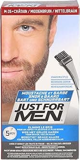 JUST FOR MEN Color Gel Mustache & Beard M-35 Medium Brown 1 ea