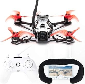 Tiny Hawk Micro Drone Free Style 2 FPV Racing Outdoor Quad Ready To Fly Kit with Goggles and Controller for Beginners and Pros