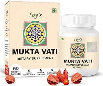 - Nirogam Ivy's Mukta Vati Heart Care Supplement 60 Tablets Natural Support for Blood Pressure Healthy Circulation and Cardiovascular Wellness