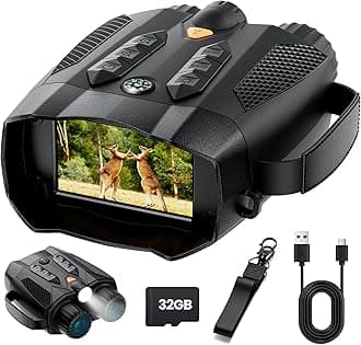 Night Vision Goggles for Adults 4k: Tactical Binoculars with Camera - Infrared Goggles for Hunter - Digital Electronics Gift - Hunting Gifts for Men/Dad/Husband - Cool Tech Gadgets for Camping/Boating