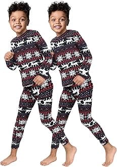 ROCKY Thermal Underwear for Kids, Boys 2 Pack Thermals, Long Johns Underwear, Base Layer for Cold Weather/Skiing - Pack of 2