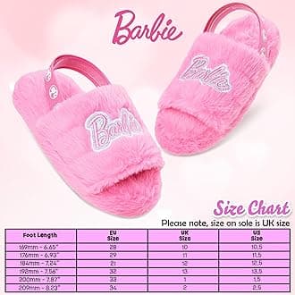 Barbie Slippers girls Fluffy Slippers