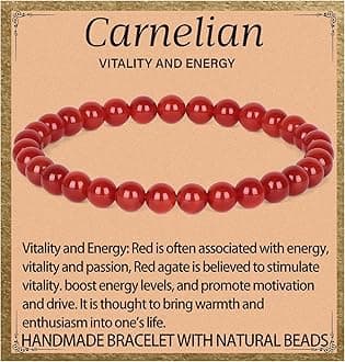 Handmade Natural Gemstone Stretch Elastic Bracelet Healing Crystal Round Stone Beads Jewelry Gifts for Women Men