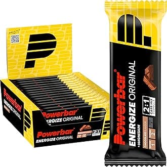 Powerbar - Energize Original - Chocolate - 15x55g - High Carb Energy Bar - Magnesium & Sodium