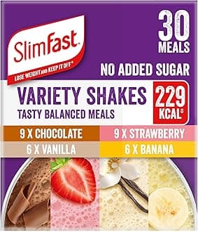 Variety Shakes Sachet Assorted Box, Tasty Shakes for Balanced Diet, Chocolate, Strawberry, Vanilla and Banana Flavours, 10 Count (Pack of 3)