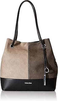 Calvin Klein Women's Gabrianna Bubble Lamb North/South Key Item Tote Tote