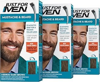 Just for men Mustache And Beard Color, 1 Count