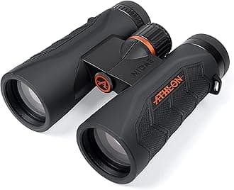 Athlon Optics10x42 Midas G2 UHD Black Binoculars with Eye Relief for Adults and Kids, High-Powered Binoculars for Hunting, Birdwatching, and More