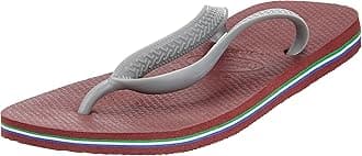 Havaianas Unisex Havaianas Brasil Logo Flip Flops, Grape Wine, 1 UK Men/ 2 UK Women