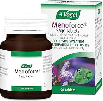 Menoforce Sage Tablets | Menopause Supplements for Women | for Menopause Hot Flushes and Night Sweats | One-a-Day | 90 Tablets
