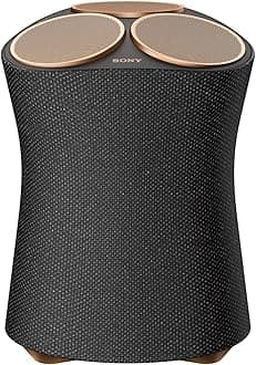 Sony SRS-RA5000 360 Reality Audio Premium Wi-Fi/Bluetooth Wireless Speaker, Works with Alexa and Google Assistant, Black