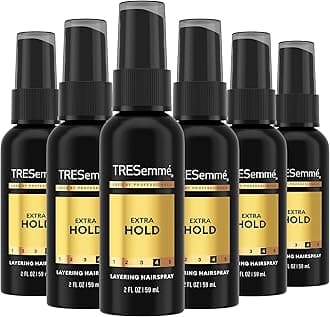 - Travel Hairspray, Extra Hold, 6-Pack – Non-Aerosol Hair Spray for Layering, Anti-Humidity, Anti-Frizz Hair Products, 2 Oz Ea