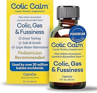 Infant Gripe Water for Colic, Helps Fussiness, Upset Stomach, and Baby Gas Relief, 2 fl oz (Pack of 1)