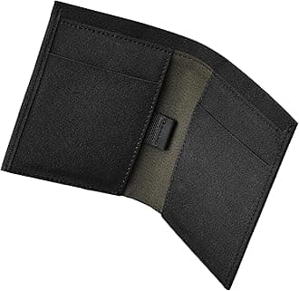 ALPAKA Ark Bifold Cash Wallet - Minimalist Front Pocket Wallet for Men Daily Use,Magnetic Closure for Security, Black, Medium