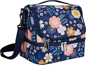 Wildkin Floral Two Compartment Lunch Bag