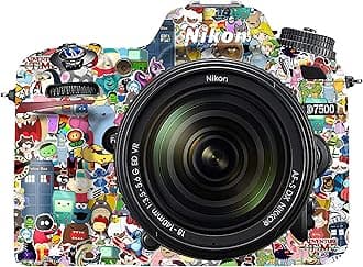 Premium DSLR Camera Scratchproof Protective Skin for Nikon D7500 - No Residue Removal, Bubble Free, Scratch Resistant, Stretchable, HD Quality Printed - HDCS-Nikon-D7500 (Design 05)