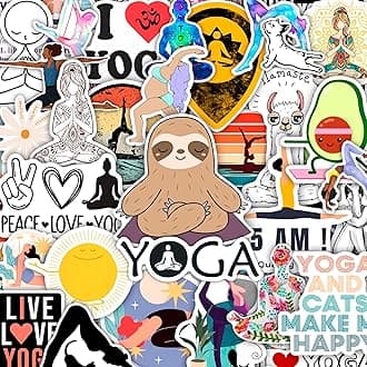 BulbaCraft Yoga Stickers