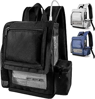 O2TOTES Premium Backpack – Fits Inogen One G5 & Inogen Rove 6, Lightweight with Padded Straps & Zippered Bottom