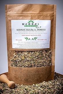 Kidney Tea UTI Urinary Detox Support - Herbal Remedies by J. - Stones Relief Infection Treatment - Nettle Marshmallow Gravel Root Uva Ursi -100g Loose Formula, Natural Remedies